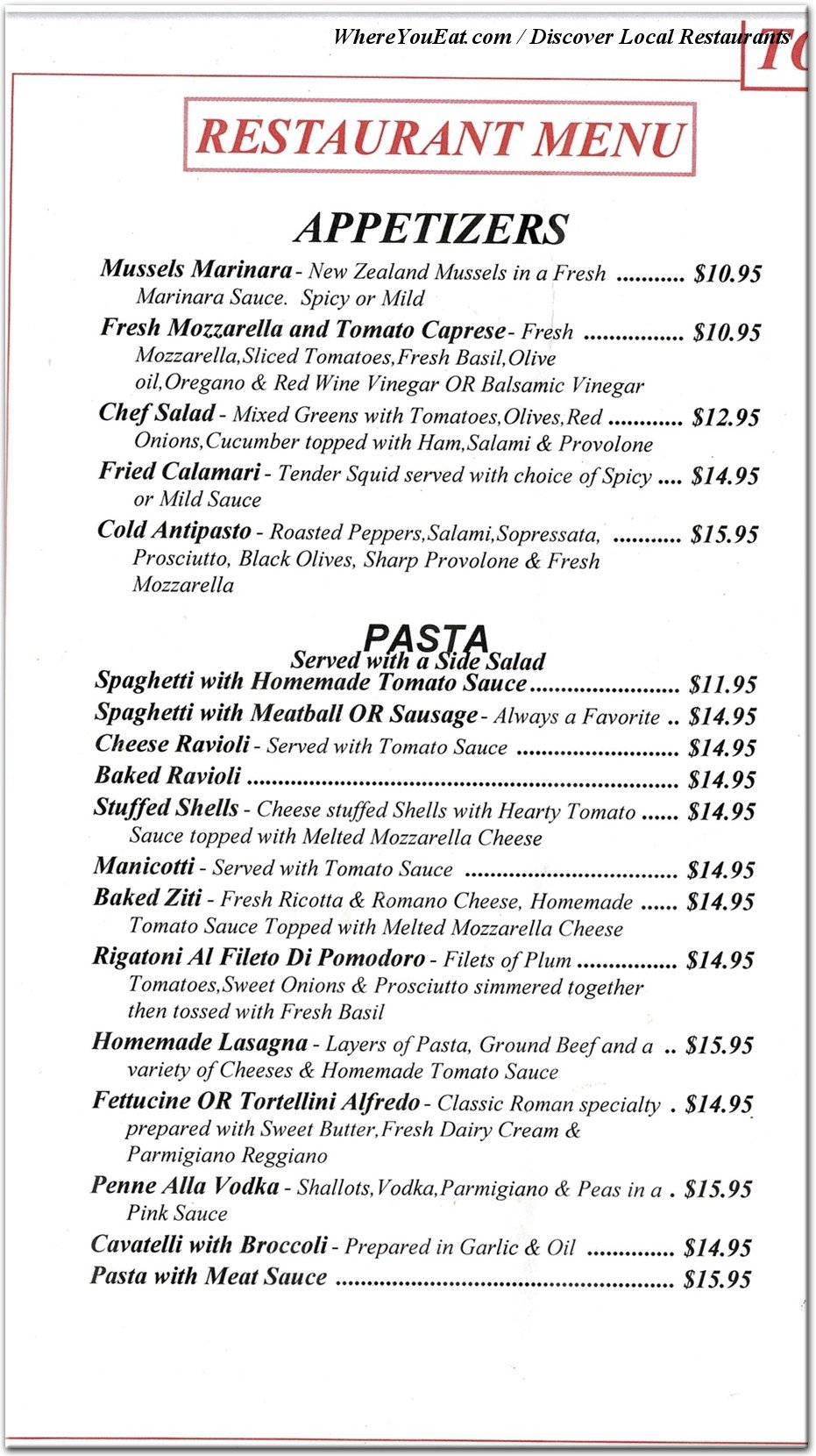 menu 0
